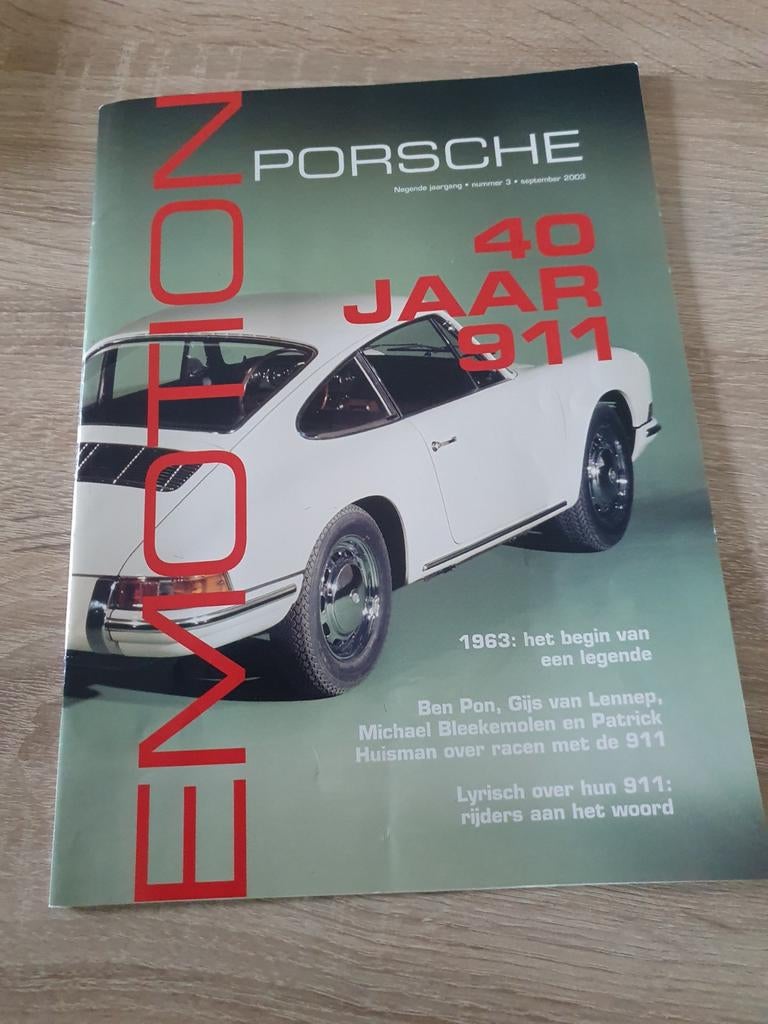 Porsche Emotion Magazine - 40 Jaar 911 (2003), Ophalen of Verzenden, Gelezen, Porsche