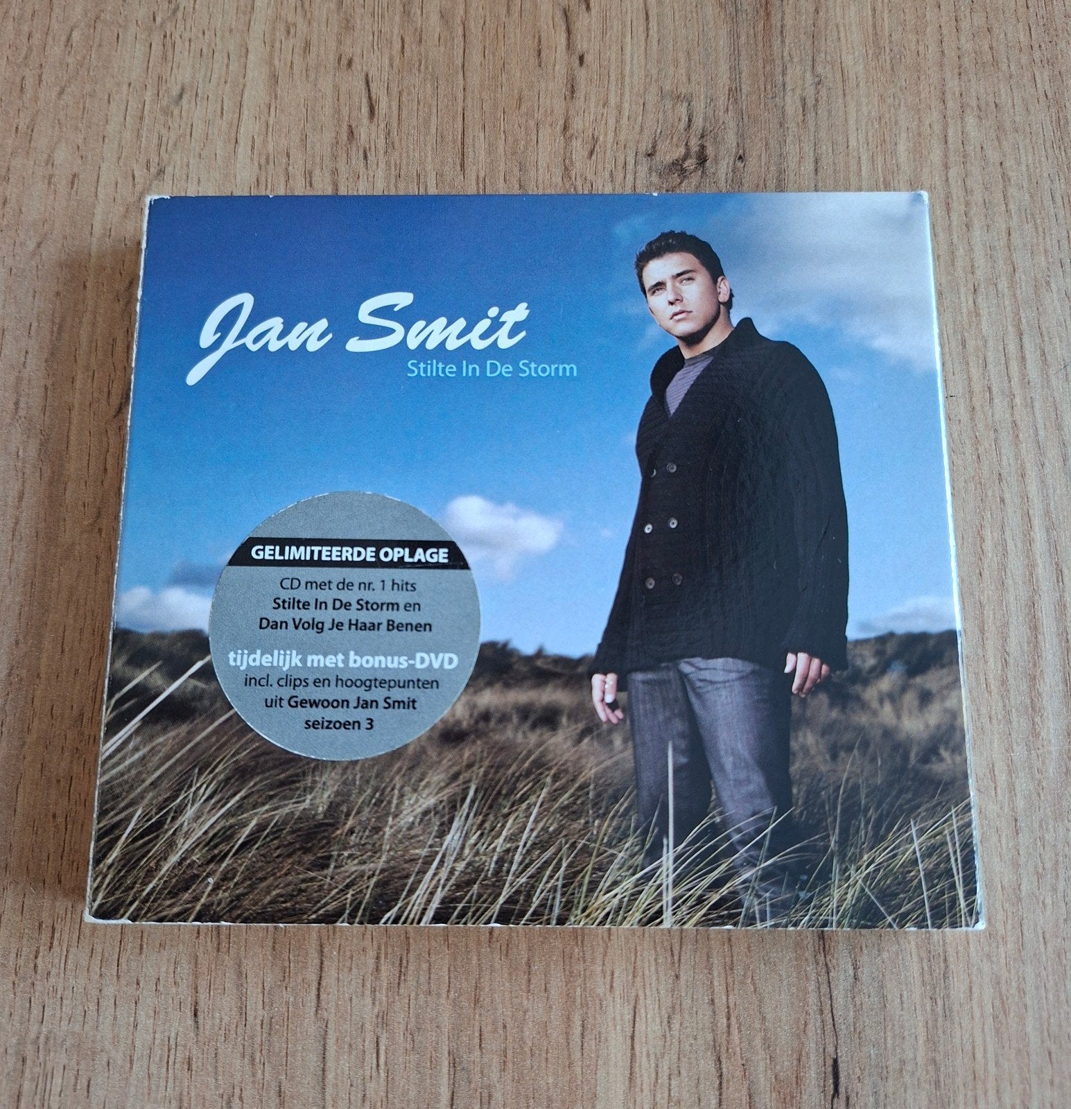 Jan Smit. CD Stilte in de storm. Met DVD. 2008. 14 nummers., Ophalen of Verzenden, Zo goed als nieuw, Levenslied of Smartlap