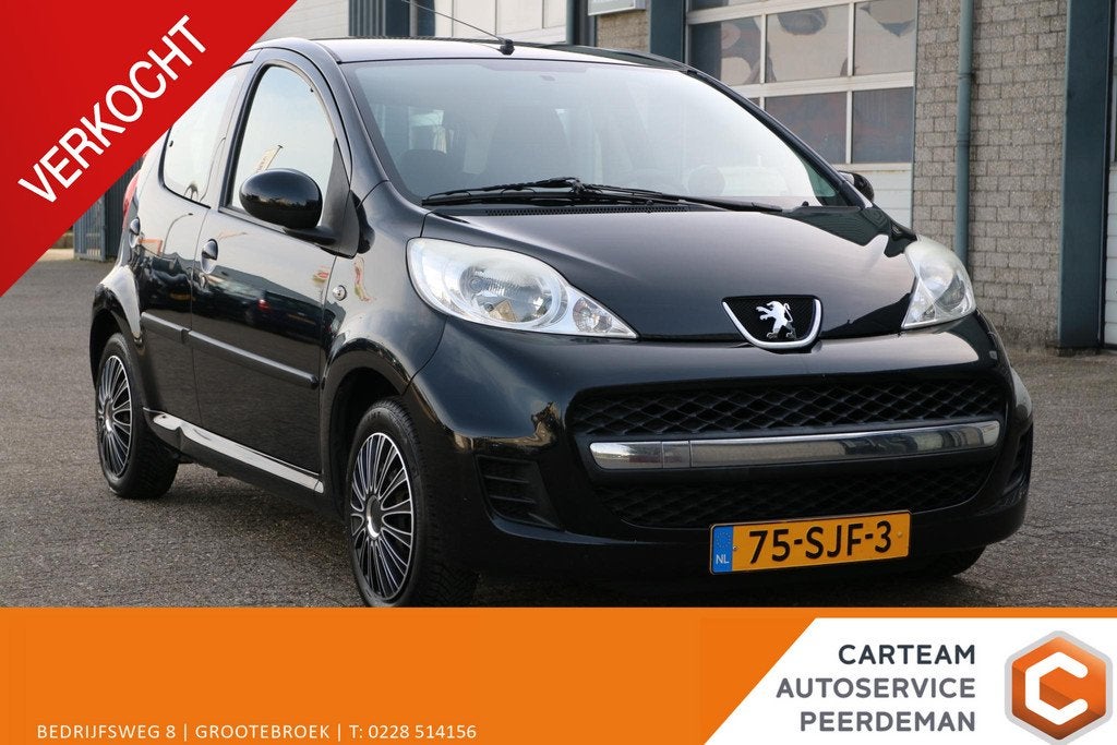Peugeot 107 1.0-12V XS *VERKOCHT*, Voorwielaandrijving, Euro 5, Stof, Gebruikt