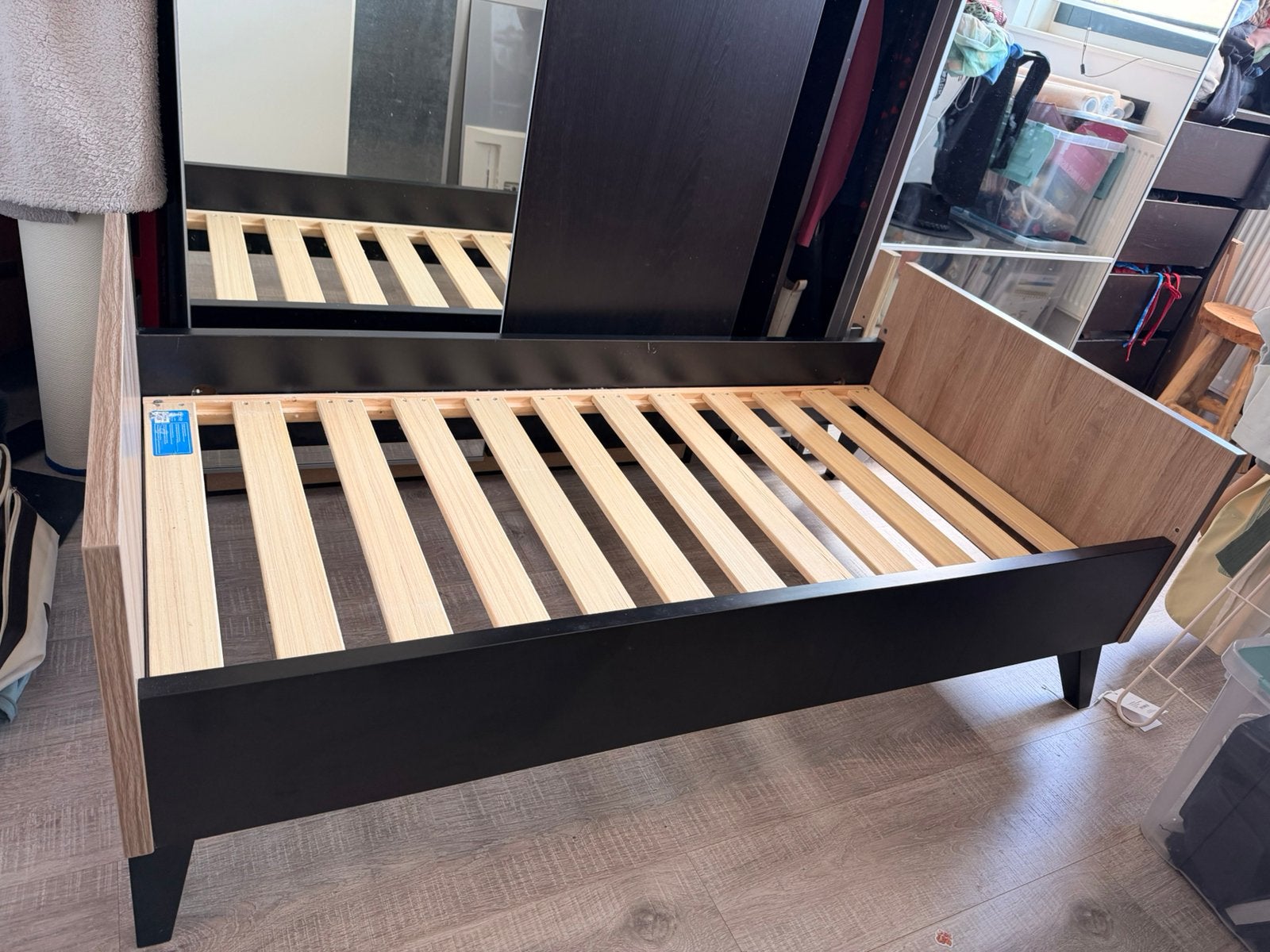 Interbaby peuterbed Lancaster 70 x 140, Ophalen, Zo goed als nieuw, 140 tot 160 cm, 70 tot 85 cm
