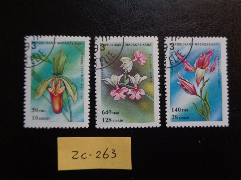 madagascar - orchideen 1993 (zc-263), Ophalen of Verzenden, Overige landen, Gestempeld