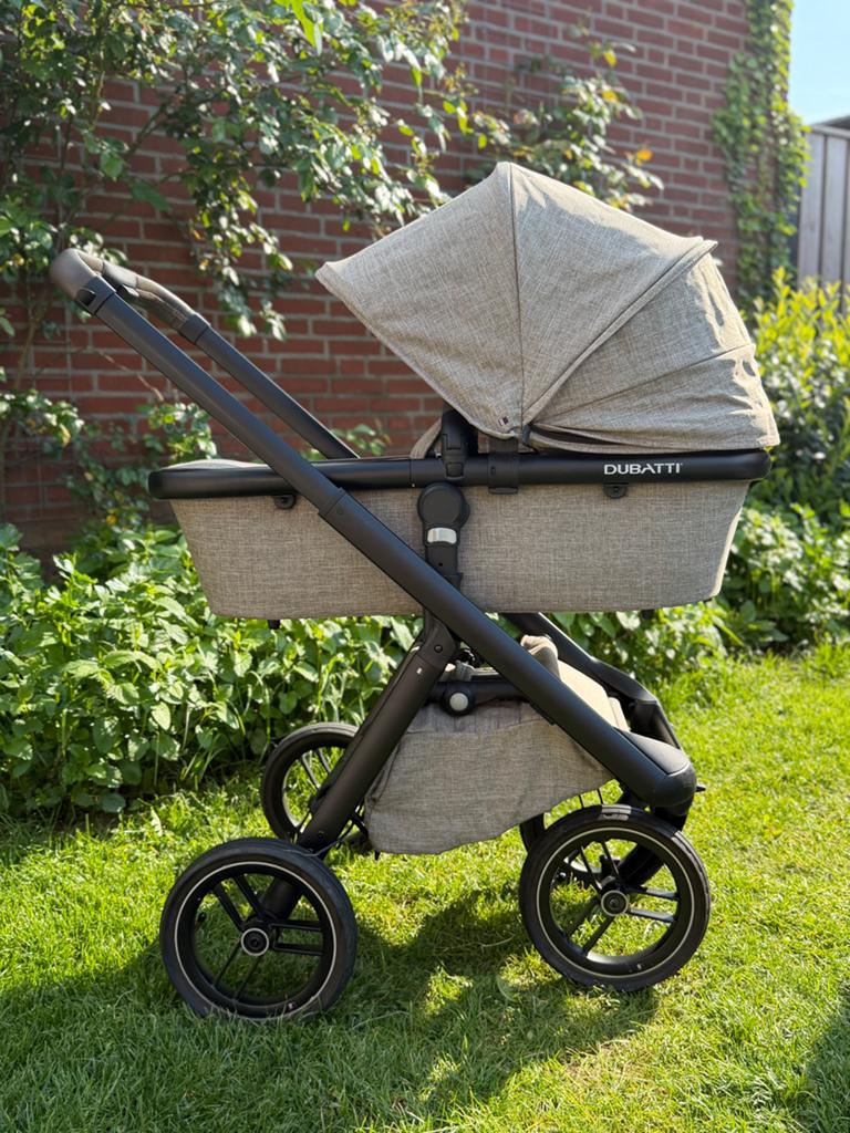 Dubatti One Kinderwagen 2-in-1 | Taupe | Complete set, Ophalen, Gebruikt, Overige merken, Met reiswieg