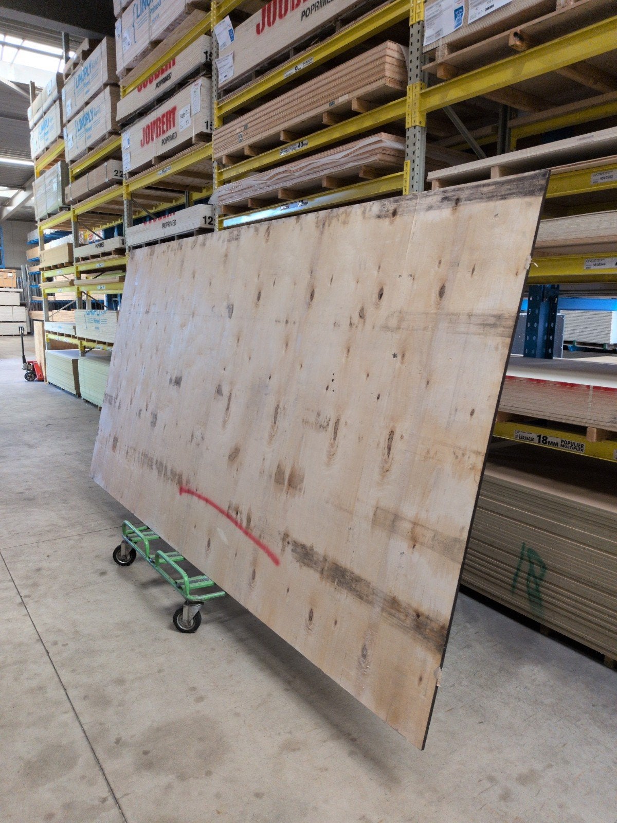 Grote Dekplaat 200x400cm 15mm, Ophalen