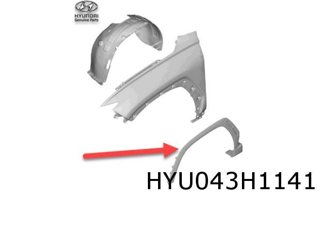 hyundai tucson links zijscherm lijst spatbord 87711N7100 877, Info@fabrikant.eu, Fabrikant BV, Nieuw, Ophalen of Verzenden