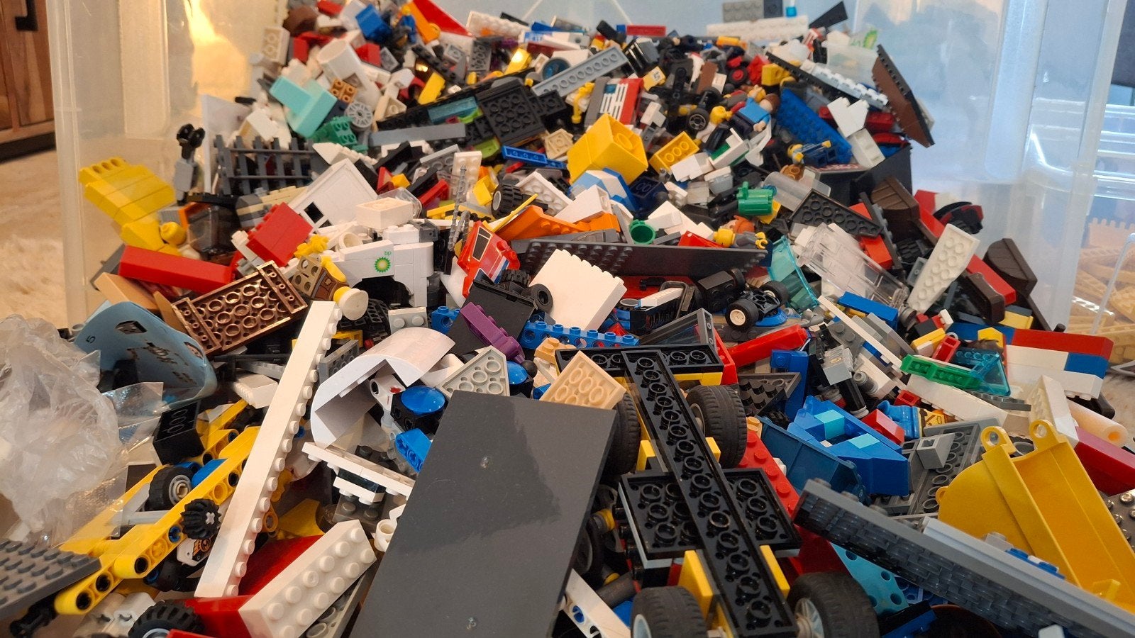 Lego grote partij heel divers met 16 wegenplaten, Ophalen, Zo goed als nieuw, Elektrisch, Overige merken