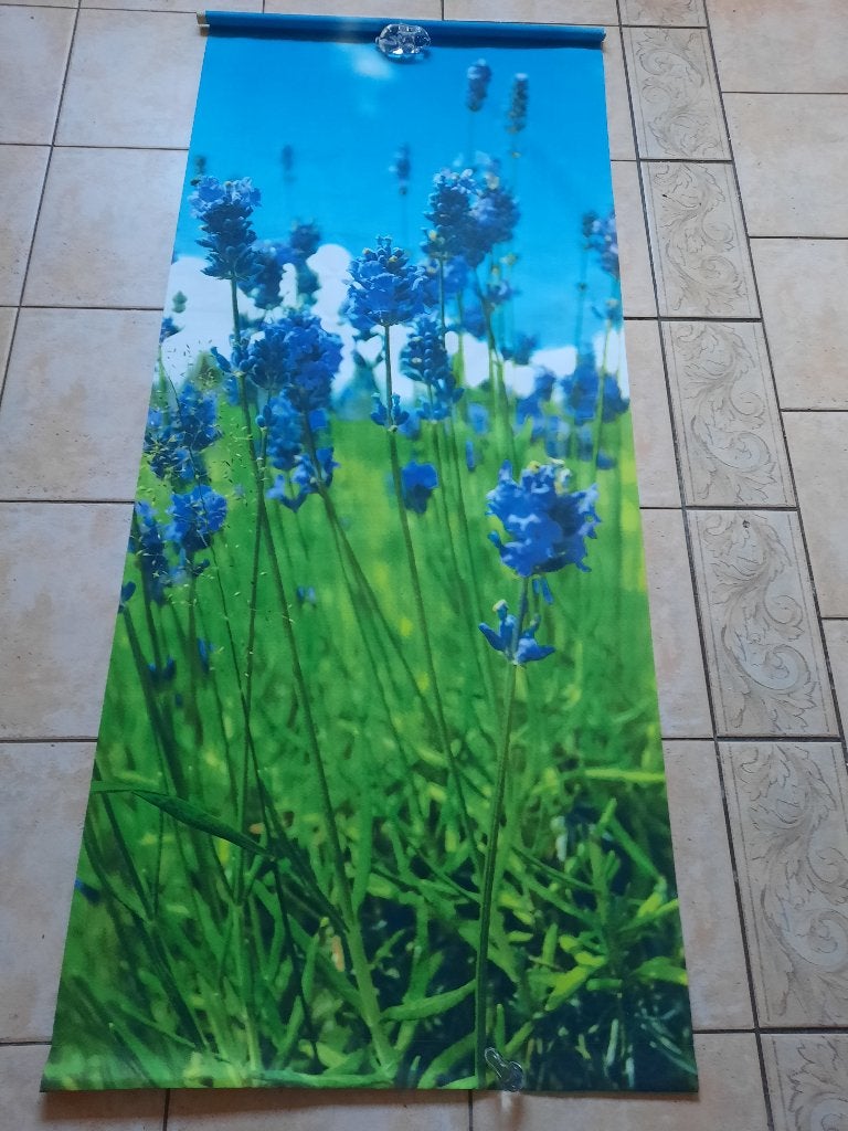 Tweezijdig paneelgordijn wanddecoratie 75 x 177 cm, 75 cm, Zo goed als nieuw, Polyester, 177 cm