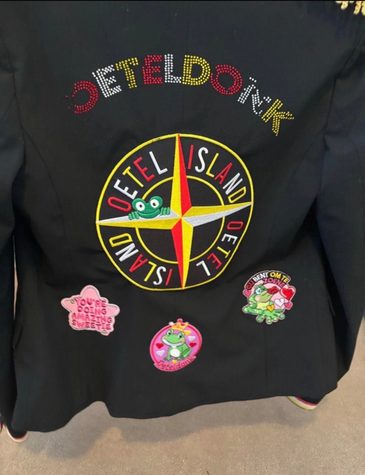 Oeteldonk jasje, Kleding | Dames, Carnavalskleding en Feestkleding, Ophalen of Verzenden, Zo goed als nieuw, Carnaval
