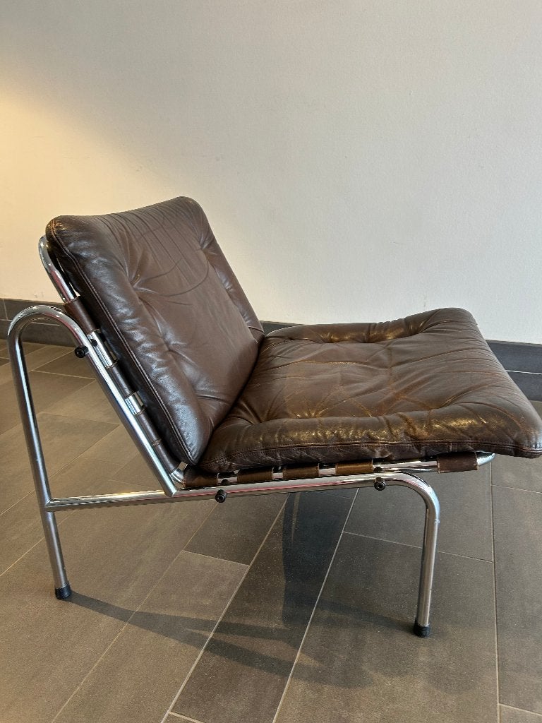 Fauteuil Martin Visser Spectrum Nagoya Osaka bruin, Gebruikt, Ophalen of Verzenden, Nvt, Nvt