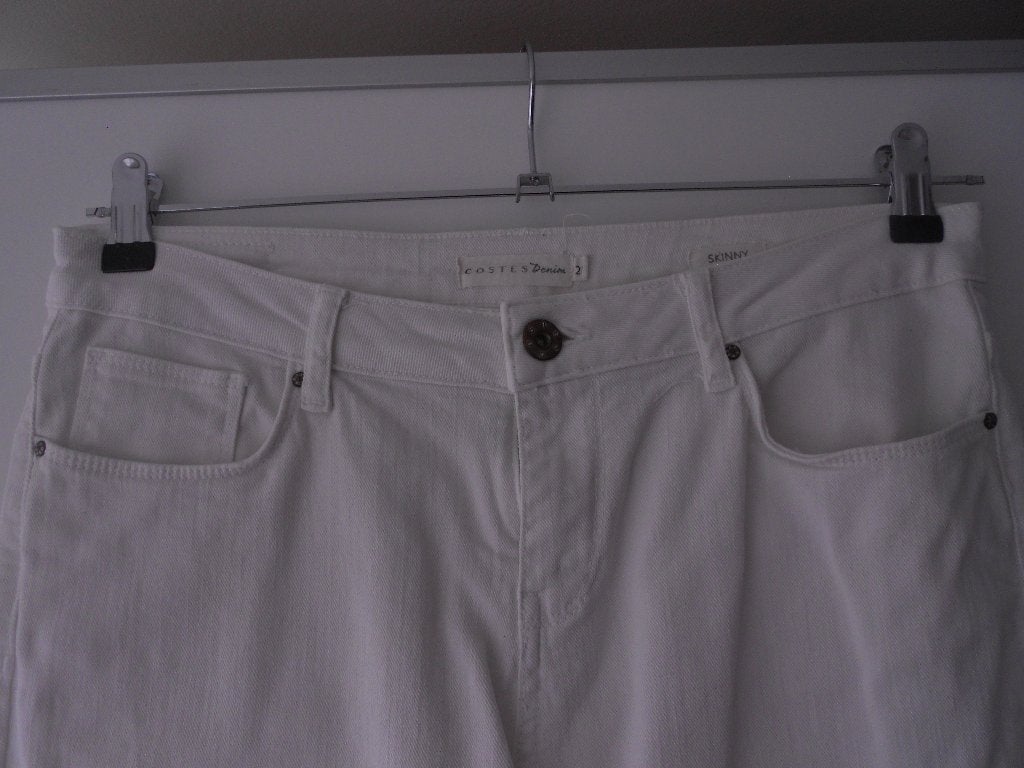 Witte jeans - Costes - 30/32, Kleding | Dames, Wit, Ophalen of Verzenden, Zo goed als nieuw, W30 - W32 (confectie 38/40)