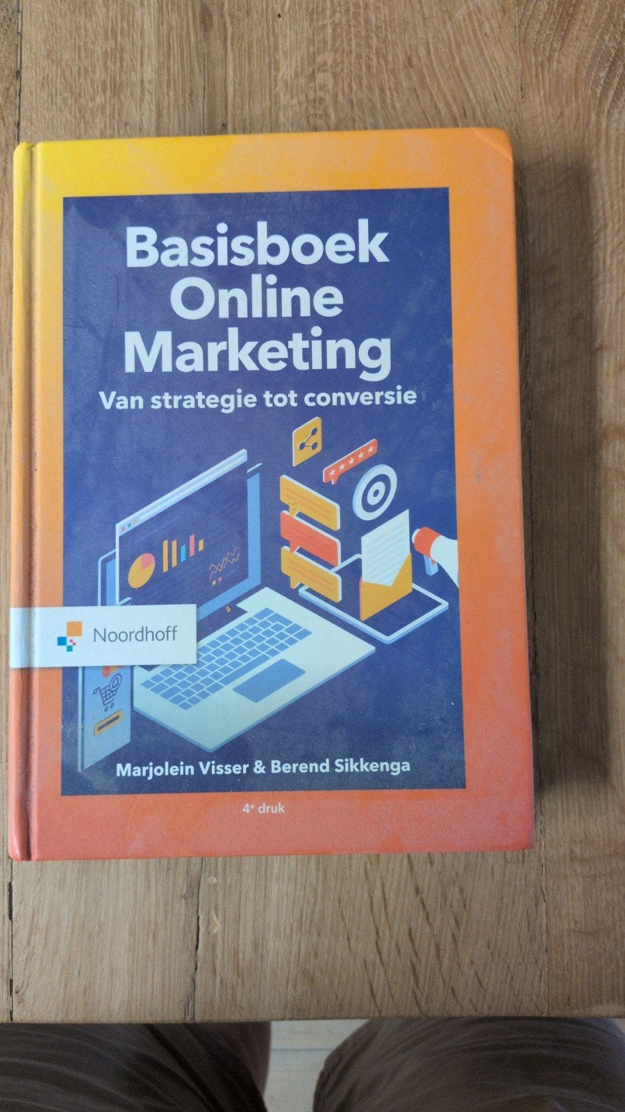 Basisboek Online Marketing - 4e druk, Zo goed als nieuw, Gamma, Marjolein Visser & Berend Sikkenga, HBO