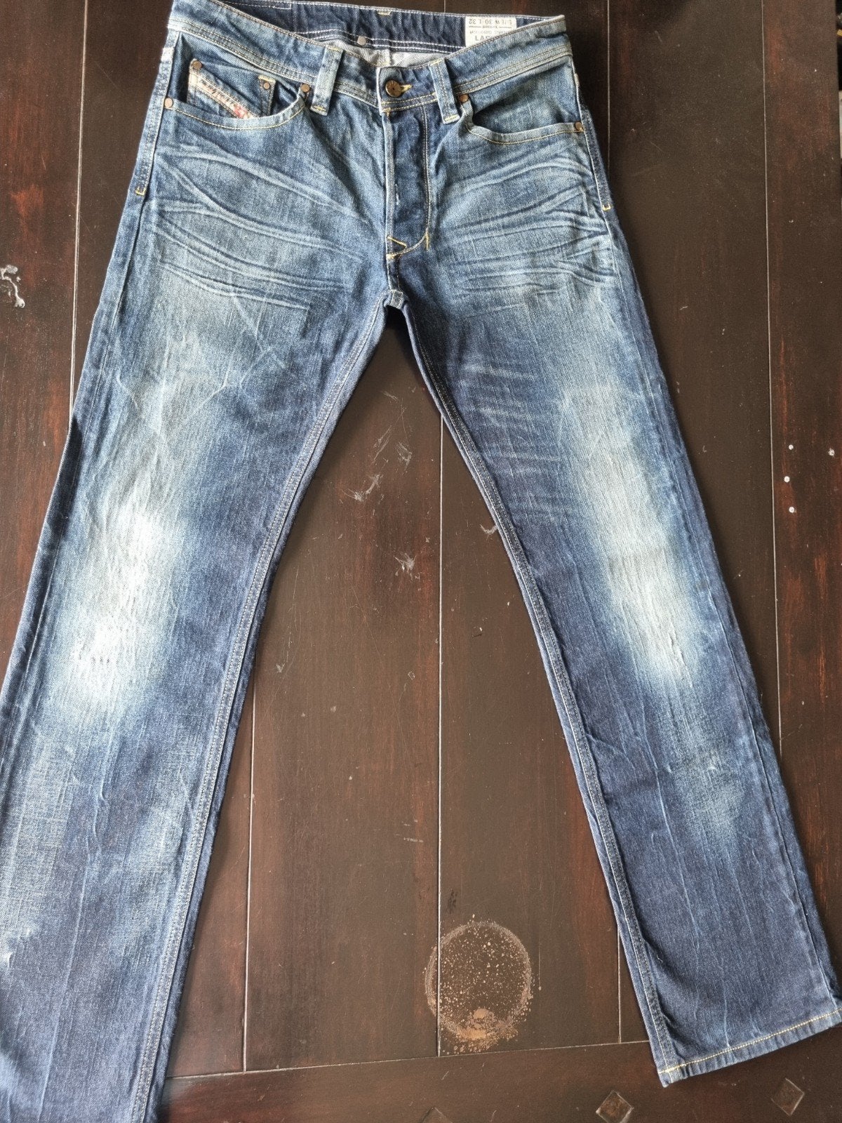 ZGAN CLASSIC VINTAGE DIESEL LARKEE STRAIGHT STRETCH 30/32, Kleding | Heren, Diesel, Blauw, W32 (confectie 46) of kleiner, Ophalen of Verzenden