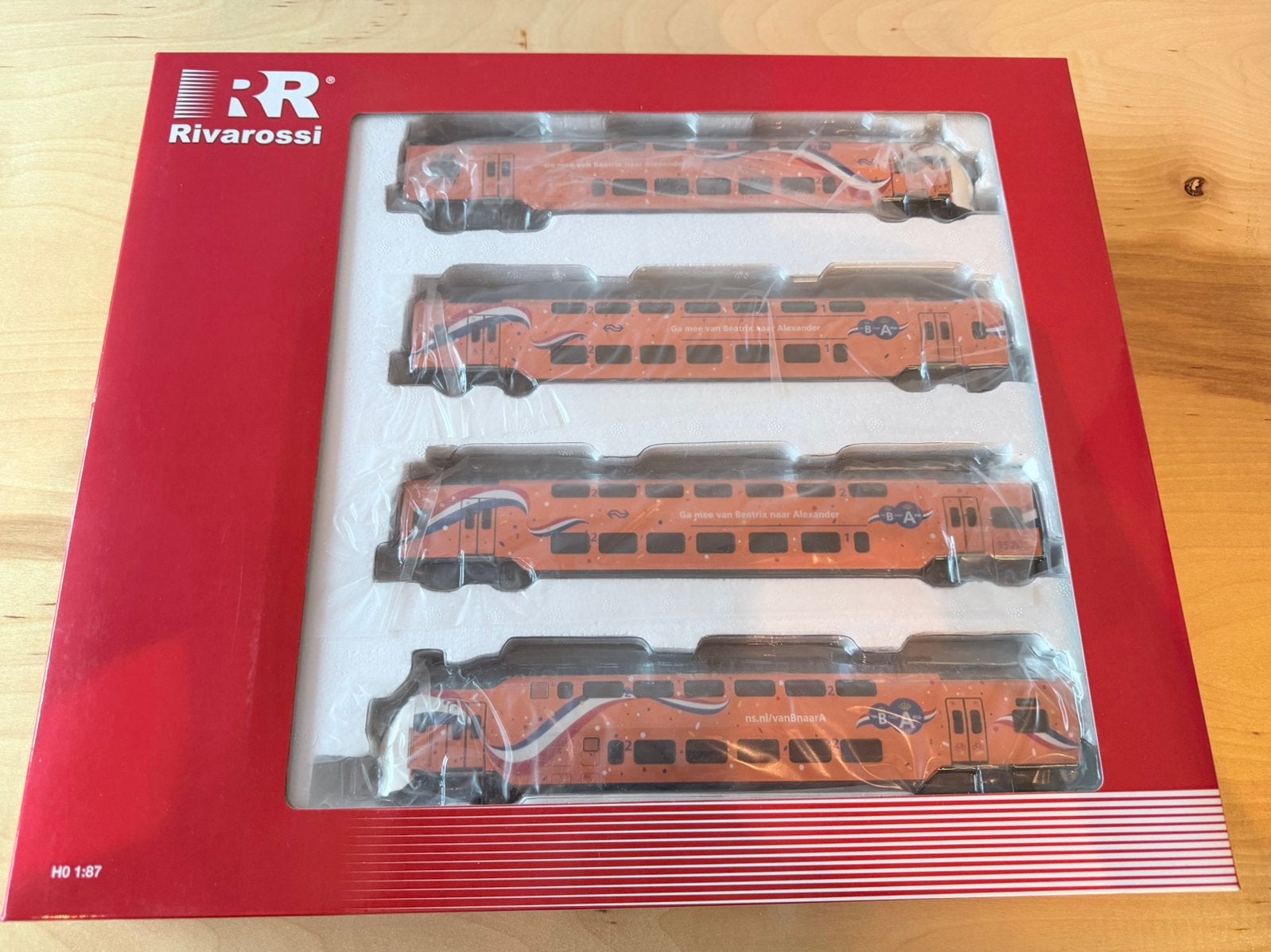 Rivarossi HRS 2541 VIRM "K(r)oningstrein" AC digitaal NS, Overige merken, Wisselstroom, Treinset, Ophalen of Verzenden