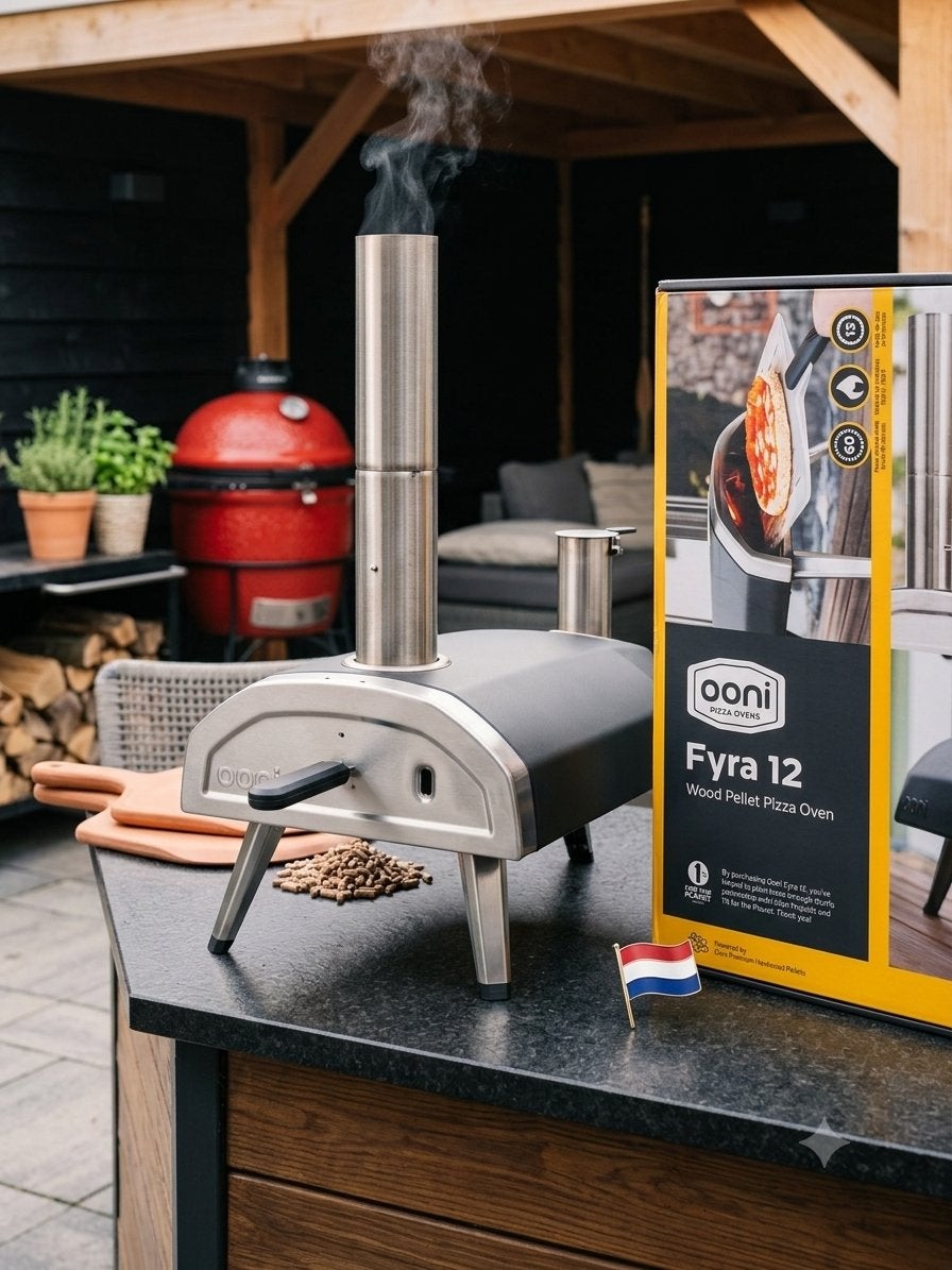Ooni Fyra 12 Houtpellet Pizza-oven (incl. originele doos), Gebruikt, ., Ophalen of Verzenden, .