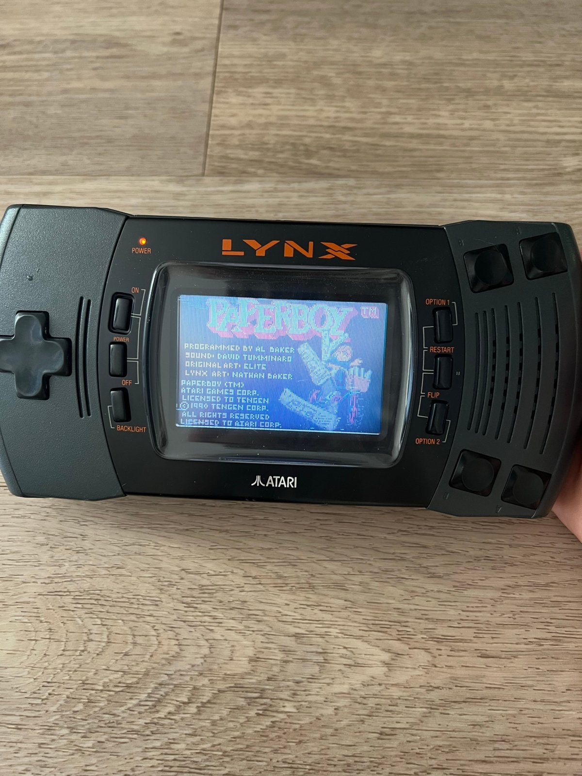 Atari Lynx met 6 games, Ophalen of Verzenden, Met 1 controller, Atari Lynx, Gebruikt