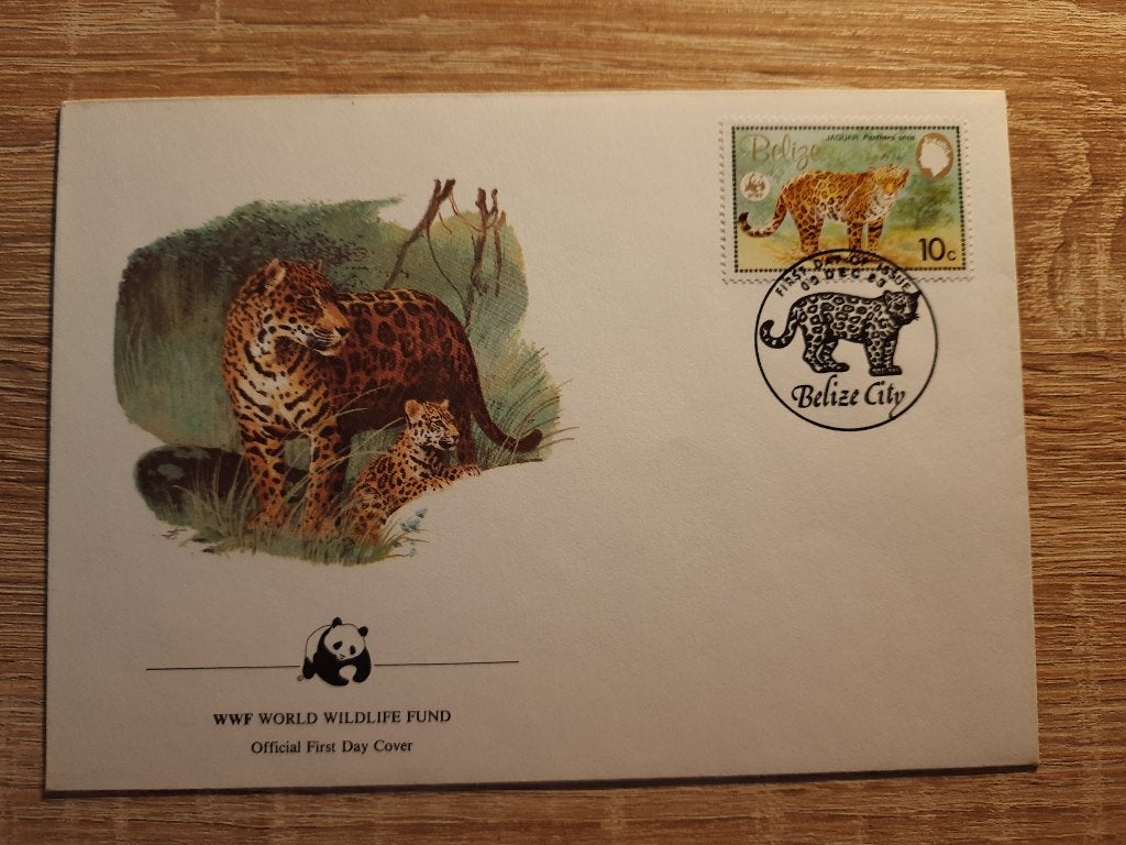 Belize WWF, Verzenden, Gestempeld, Midden-Amerika