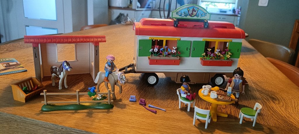 70510 PLAYMOBIL 70510 Country - Ponykamp Aanhanger, Ophalen, Complete set, Overige typen, Zo goed als nieuw