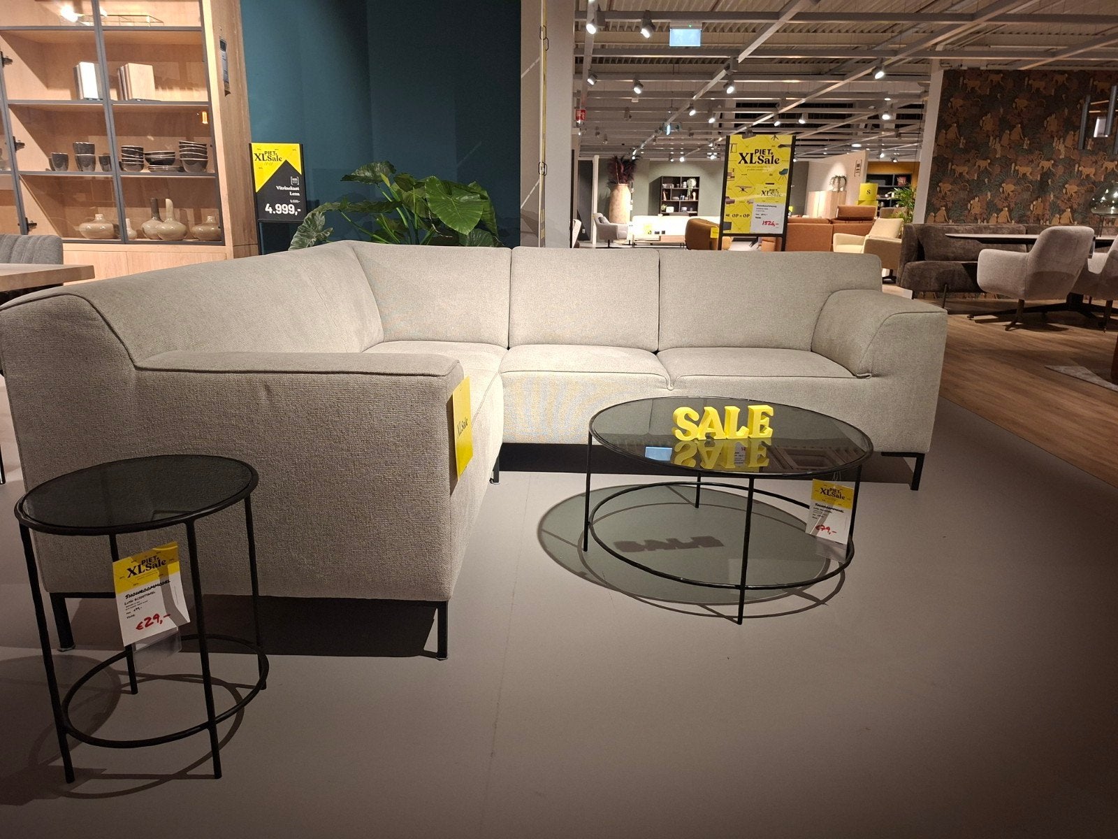 Showroommodel Montel Hoekbank Fresh, Ophalen, Nieuw, Stof