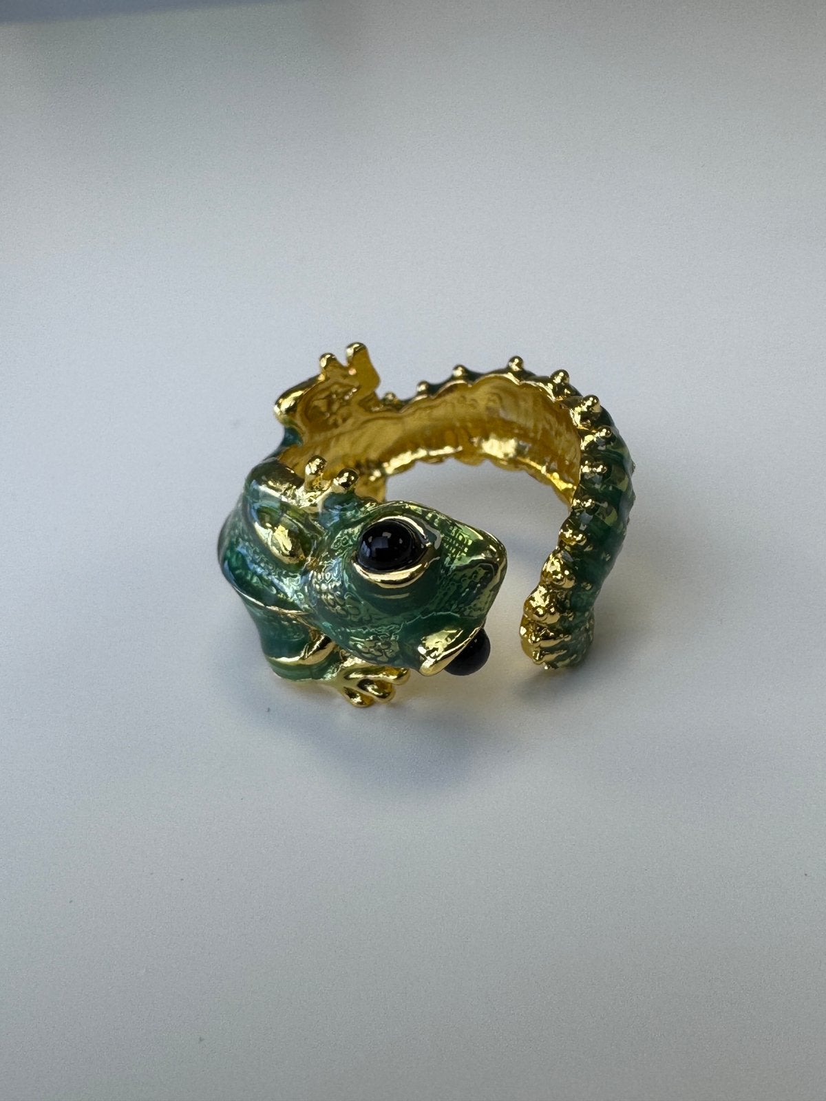Aanpasbare gouden RvS ring Hagedis, IJzer of Staal, Nieuw, Ophalen of Verzenden, Dame