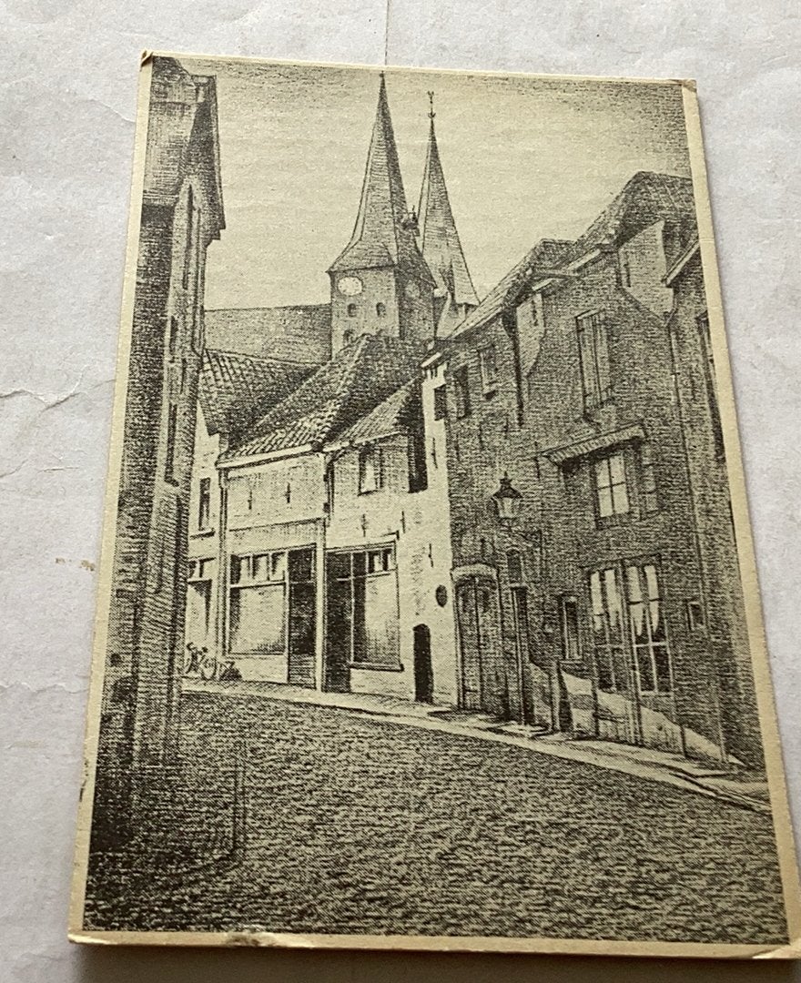 Deventer Roggestraat Deventer, Gelopen 1949, Ophalen of Verzenden, 1940 tot 1960, Gelopen, Gelderland