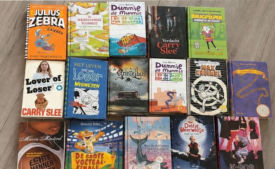 Grote collectie kinderboeken en jeugdboeken, Ophalen of Verzenden, Gelezen, Fictie algemeen