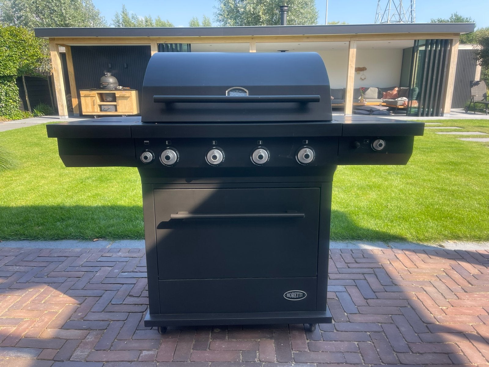 Boretti gas BBQ Maggiore pas 1 keer gebruikt . Nieuw, Tuin en Terras, Gasbarbecues, Ophalen, Zo goed als nieuw