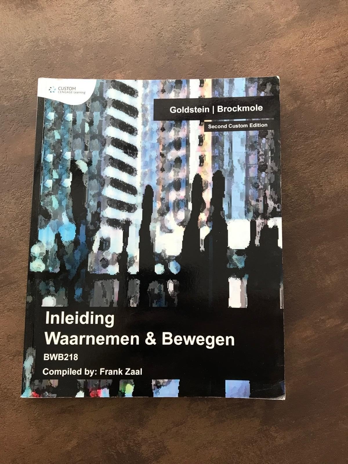 Inleiding Waarnemen & Bewegen, Boeken, Verzenden, Beta, Zo goed als nieuw, WO