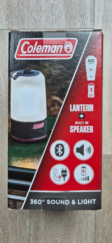 Coleman 360 Light & Sound Lantaarn [NIEUW], Ophalen of Verzenden, Nieuw