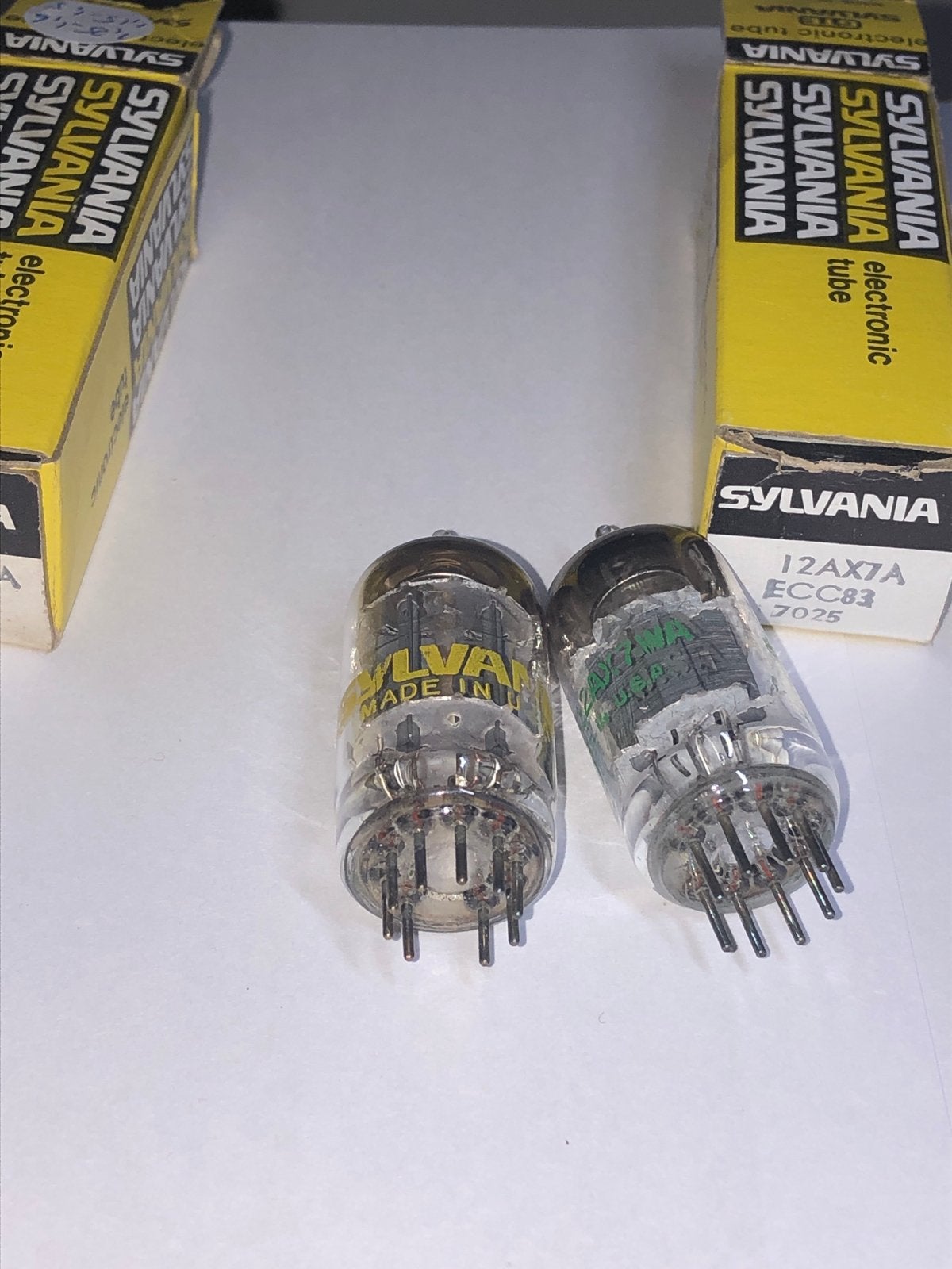 Sylvania 12AX7A / ECC83 buizen (2 stuks), Ophalen of Verzenden