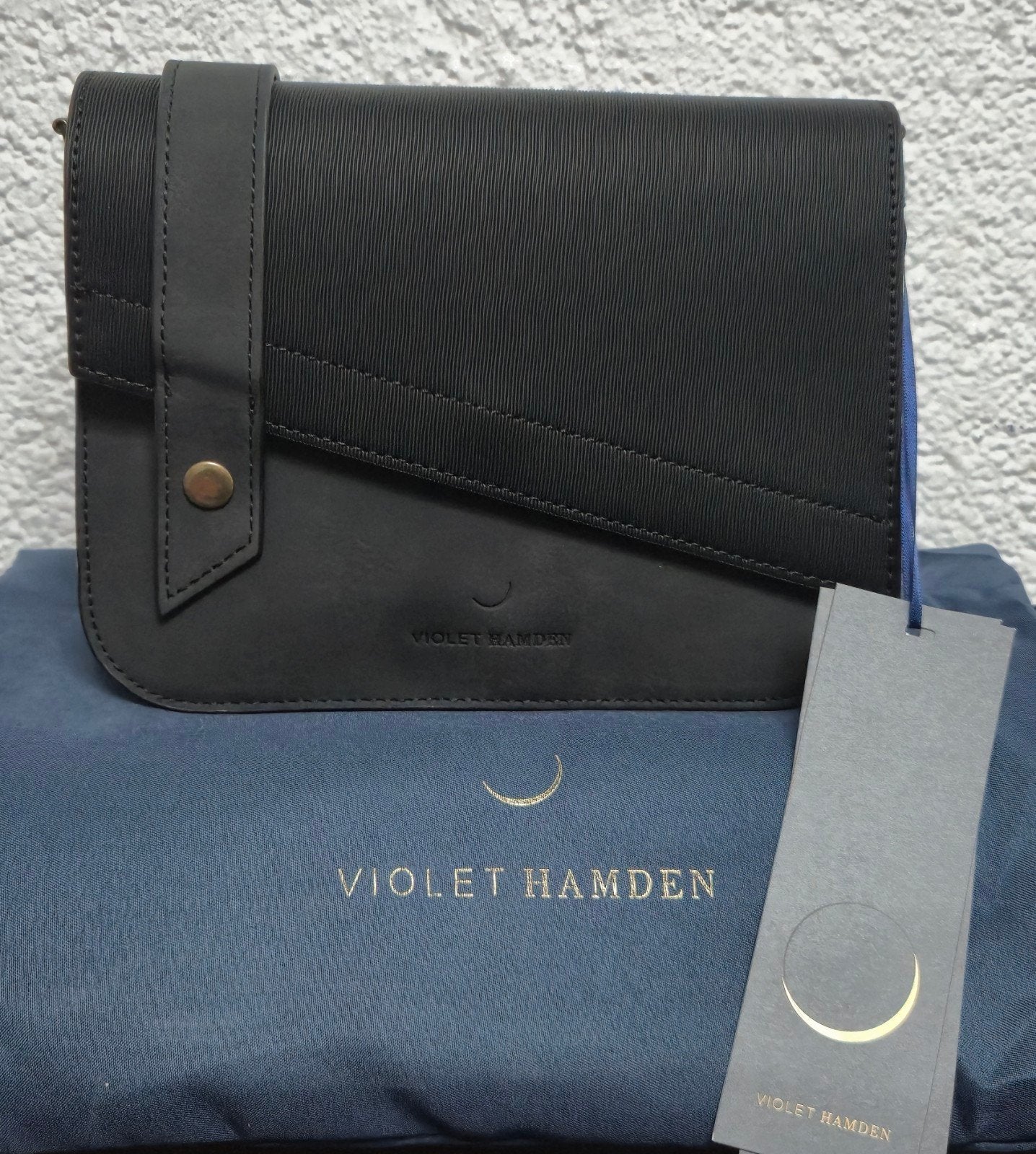 Handtas Violet Hamden, Ophalen of Verzenden, Nieuw, Zwart, Overige merken