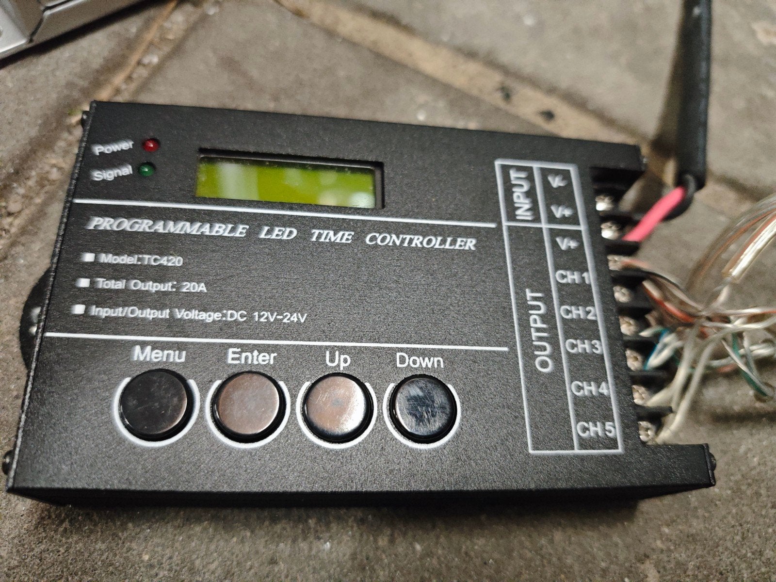 LED Time Controller TC420 met Mean Well ELG-150-12A, Ophalen of Verzenden, Gebruikt