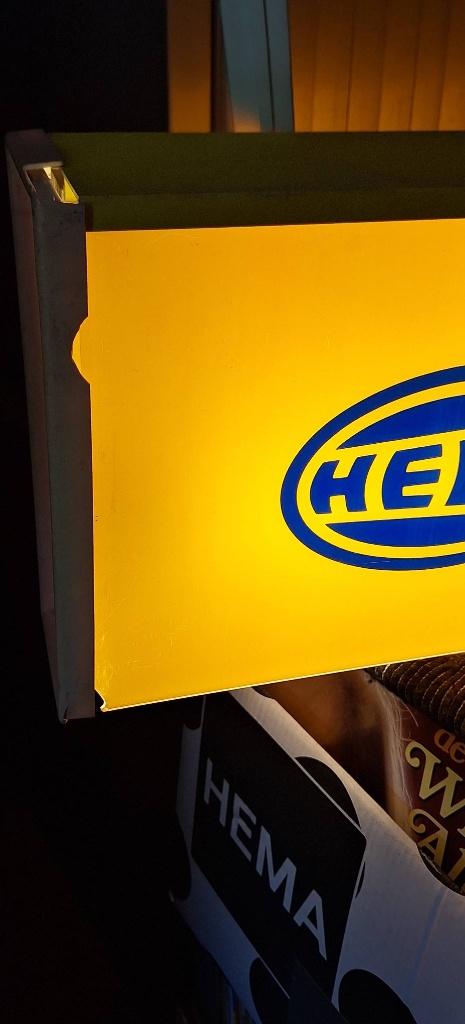Lange vintage reclamelichtbak van Hella-Truck-Partner., Ophalen, Gebruikt, ., Lichtbak of (neon) lamp