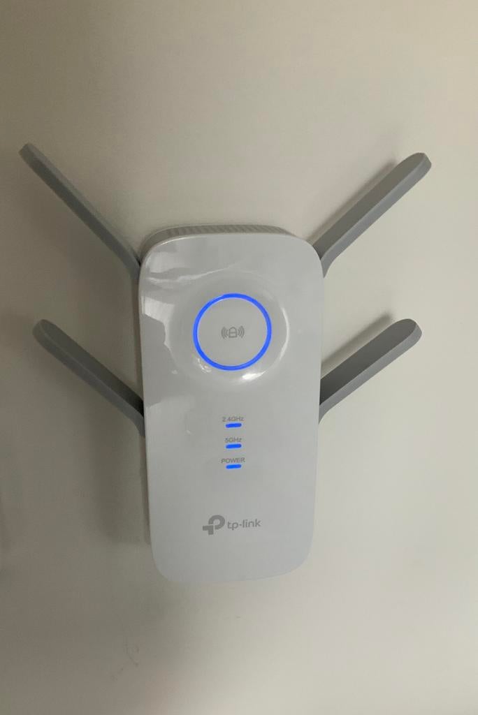TP-Link RE650 - WiFi Extender - WiFi 5 - 2600 Mbps VERKOCHT, Computers en Software, WiFi-versterkers, Ophalen of Verzenden, Zo goed als nieuw