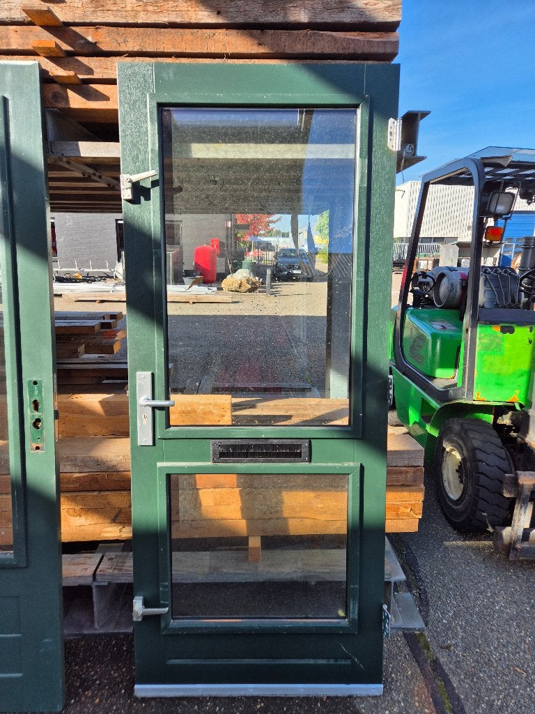 Voordeur deur buitendeur hardhout 210,5 x 87 ( 171 ), Ophalen, Gebruikt, 120 cm of meer, Nb