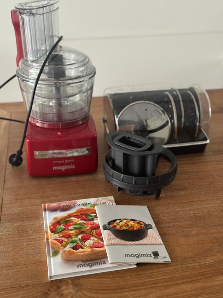 Magimix 3200 XL rood, Witgoed en Apparatuur, Keukenmixers, Ophalen, Zo goed als nieuw, Vaatwasserbestendig, 2 snelheden