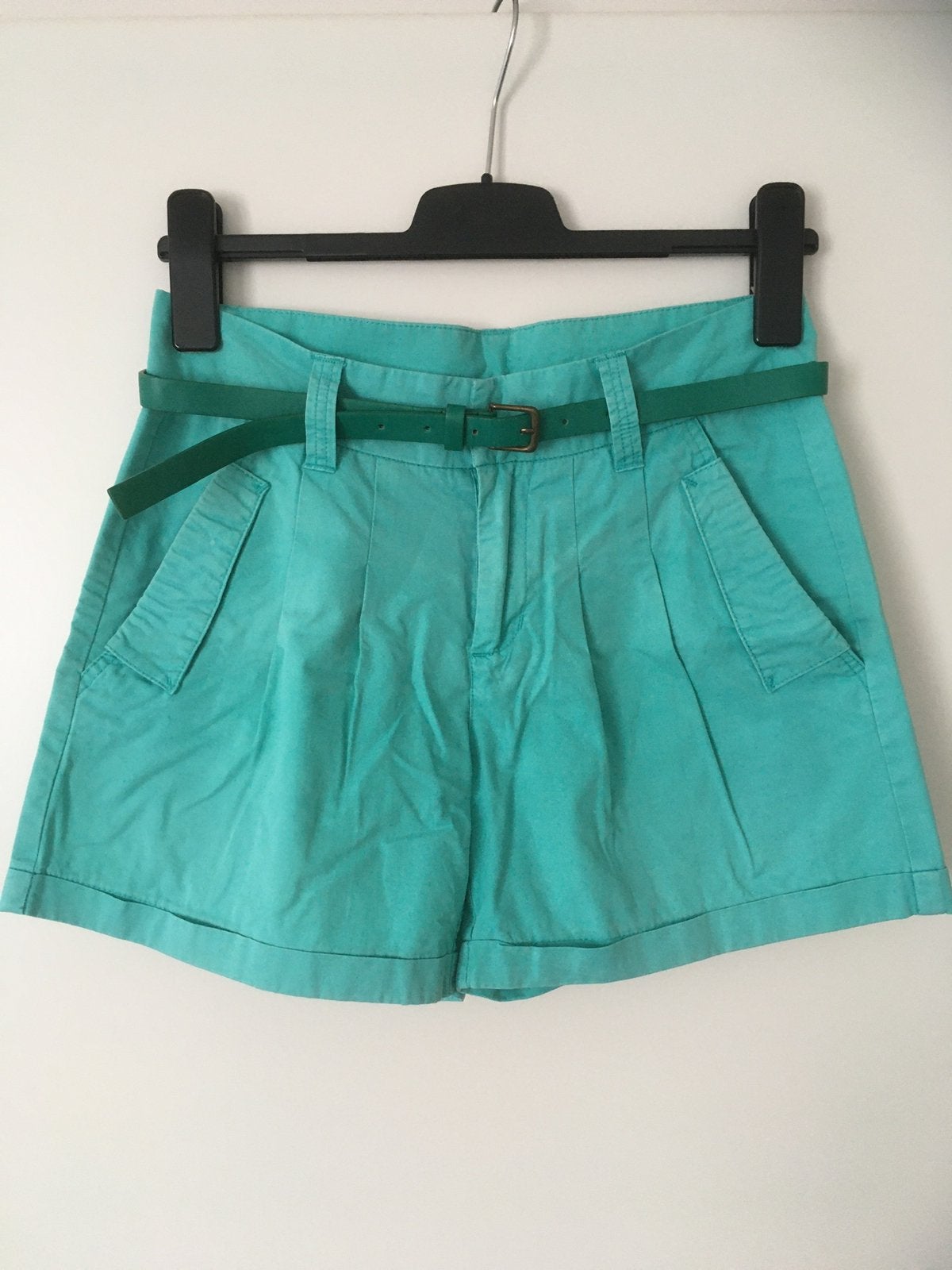 Korte broek maat 36, steekzakken, riempje My Style, Kort, Ophalen of Verzenden, Zo goed als nieuw, Maat 36 (S)