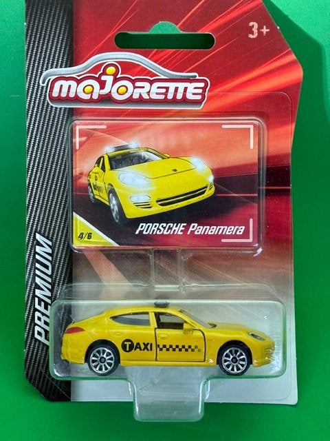 Majorette Porsche Panamera Taxi - Schaal 1:64, Ophalen of Verzenden, Nieuw, Auto