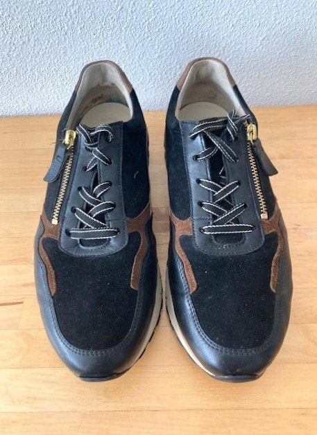 Gabor sneakers - zwart/bruin - 6,5 H, Kleding | Dames, Zwart, Gabor, Ophalen of Verzenden, Sneakers of Gympen