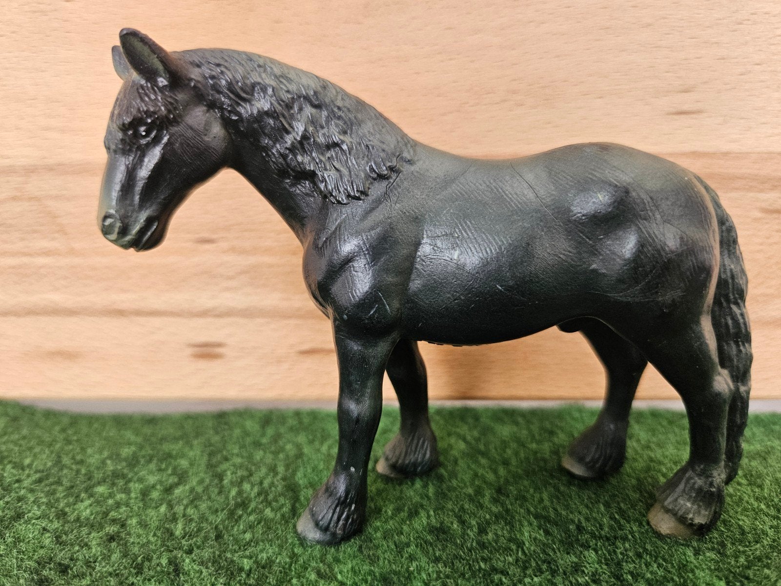Schleich 13242 Friese hengst uit 1999, Ophalen of Verzenden, Gebruikt, Paard, Beeldje of Figuurtje