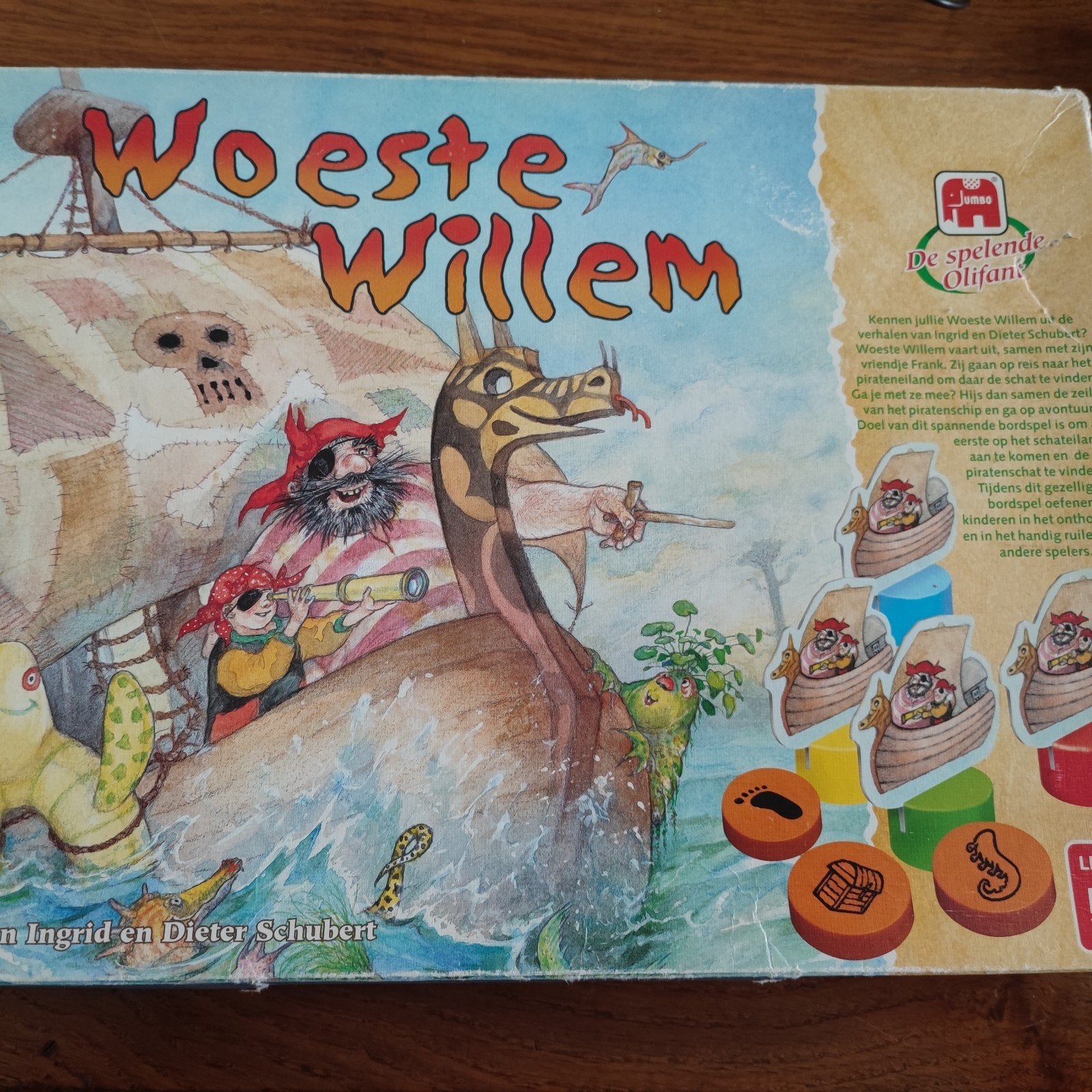 Woeste Willem bordspel., Ophalen of Verzenden, Gebruikt, Jumbo