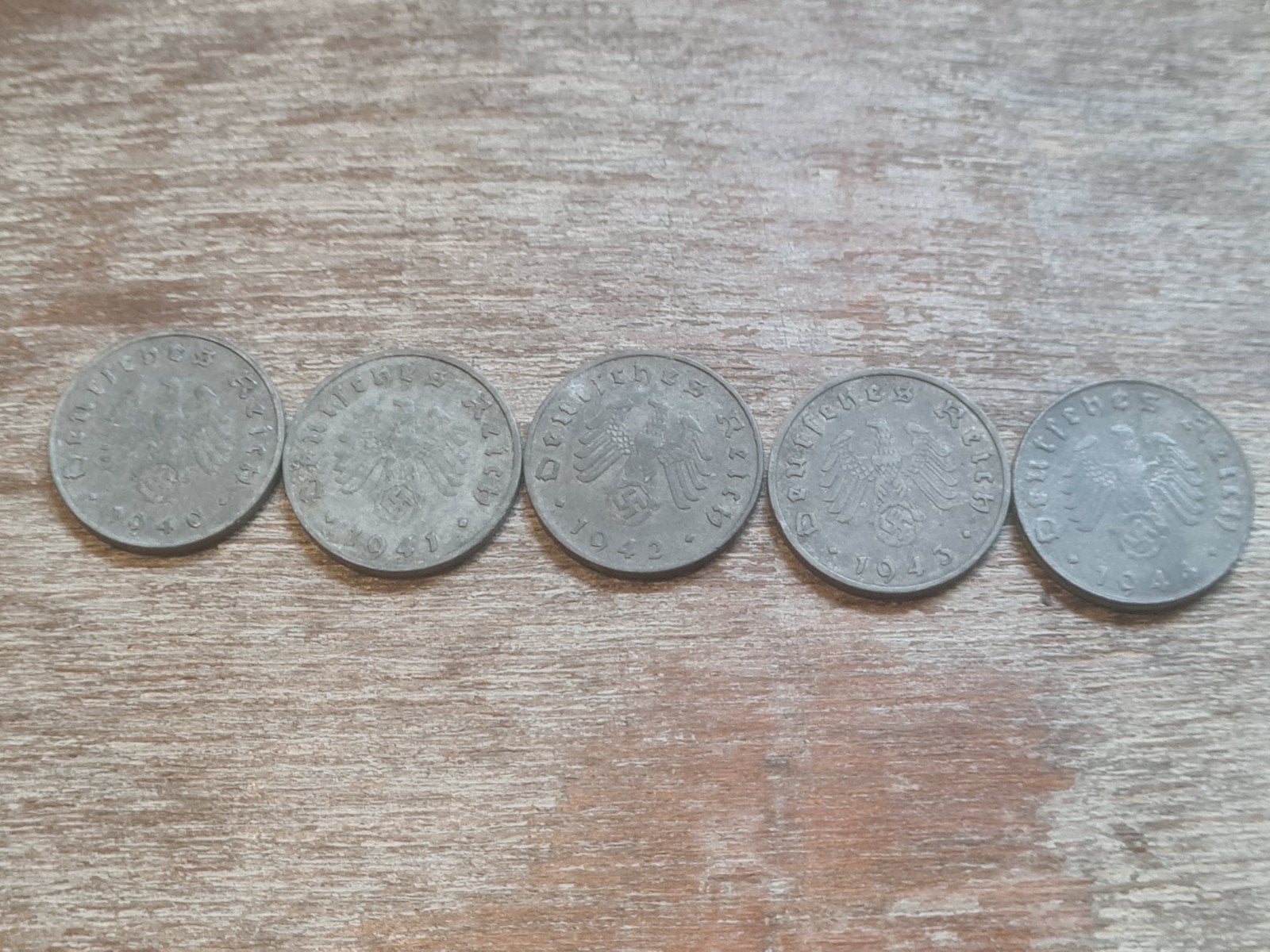 Set Duitse munten Tweede Wereldoorlog (#2), Verzamelen, Ophalen of Verzenden, Overige soorten, Duitsland, Overige typen