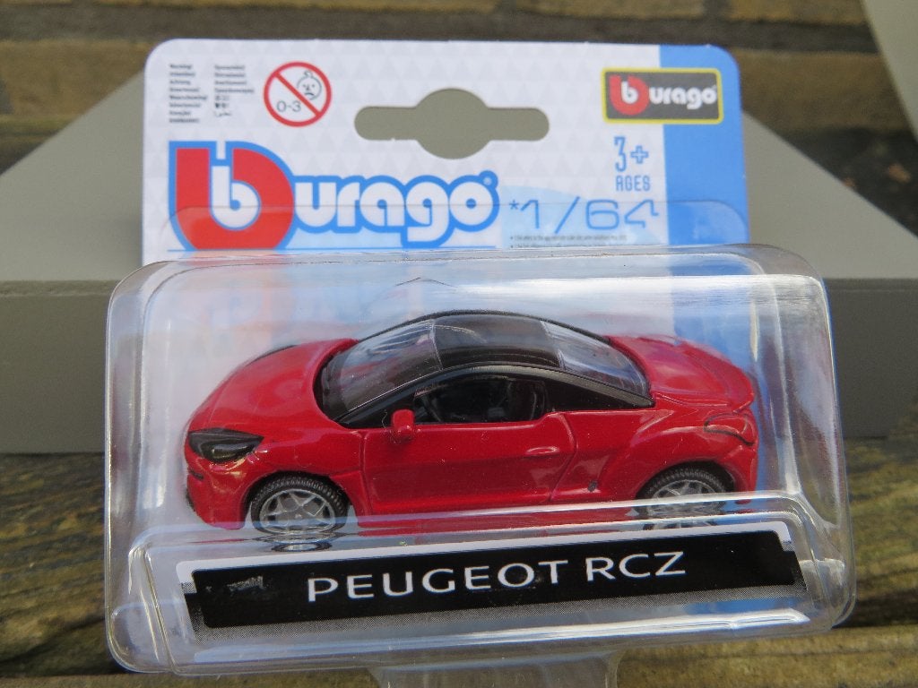 Burago 1:64 Peugeot RCZ, Ophalen of Verzenden, Nieuw, Auto