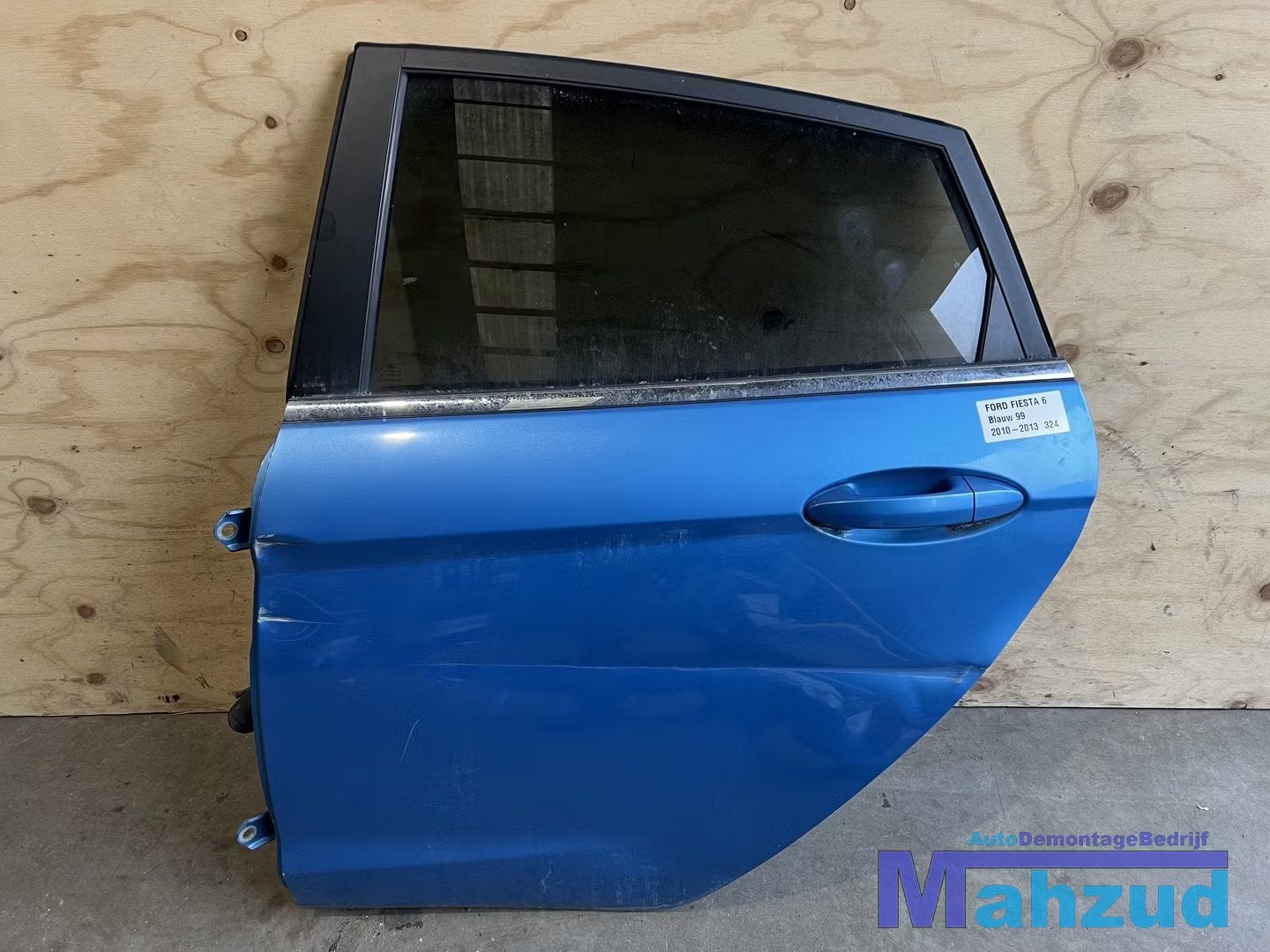 FORD FIESTA 6 Blauw 99 links achter deur portier 2010-2013, Auto-onderdelen, Carrosserie en Plaatwerk, Gebruikt, Deur, Info@ford.com