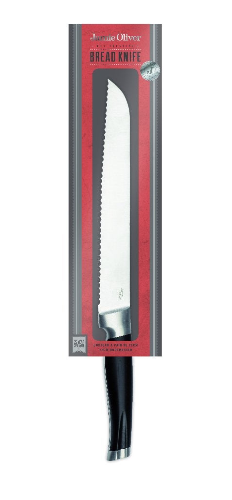 Nieuw | Broodmes 22cm Jamie Oliver, Huis en Inrichting, Keuken | Bestek, Los bestek, Nieuw, Ophalen of Verzenden, Rvs of Chroom