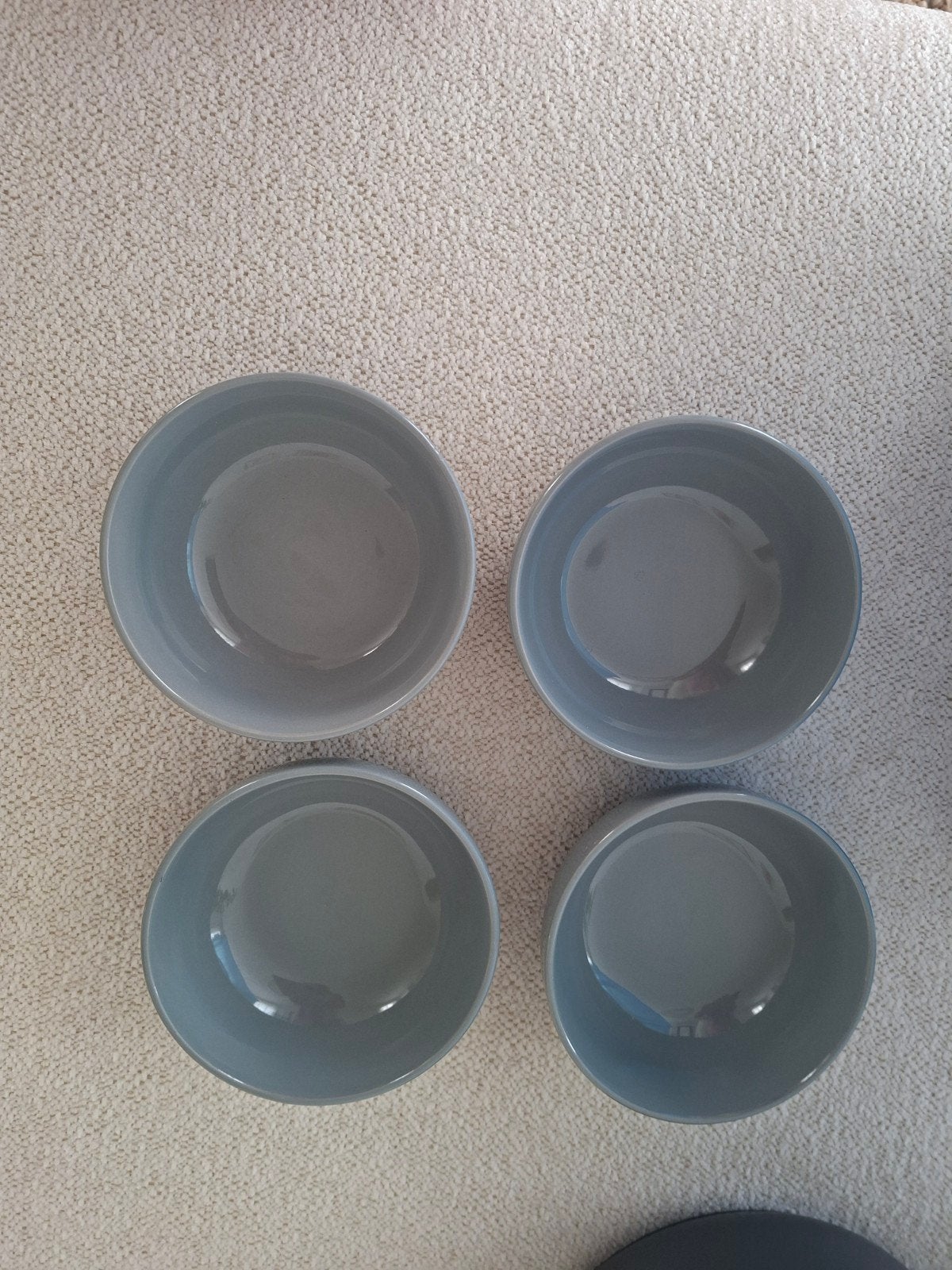 Set van 4 soepkommen en 2 kleine kommen - Infinity, Ophalen of Verzenden