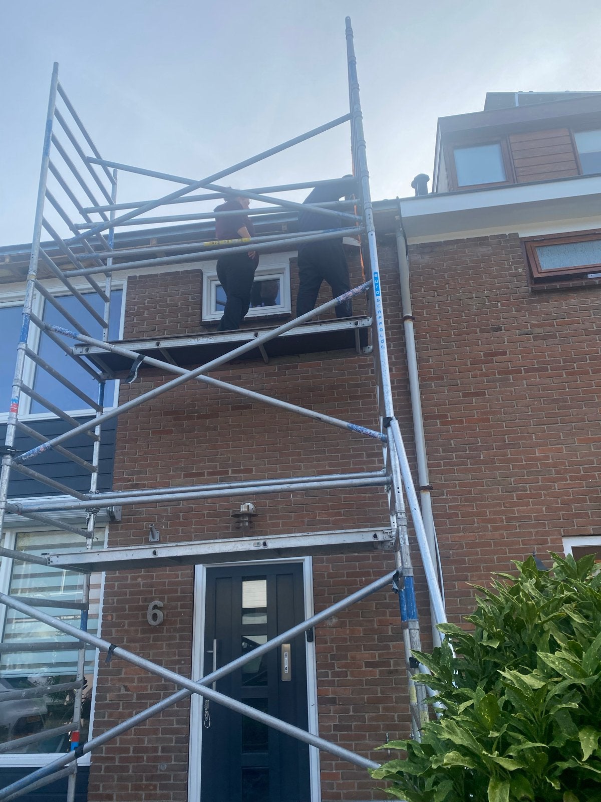 Steiger te koop- Perfect voor klussen aan huis, Ophalen, Gebruikt, Rolsteiger of Kamersteiger, 5 meter of hoger