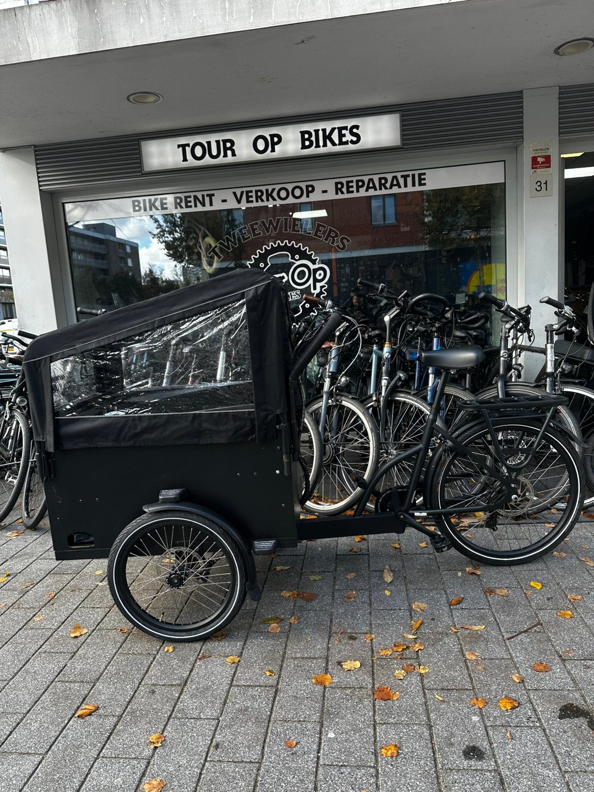 Elektrische  Bakfiets Shimano 7 Speed, 549 km, 4 kinderen of meer, 1062 bk, Elektrisch, Zo goed als nieuw