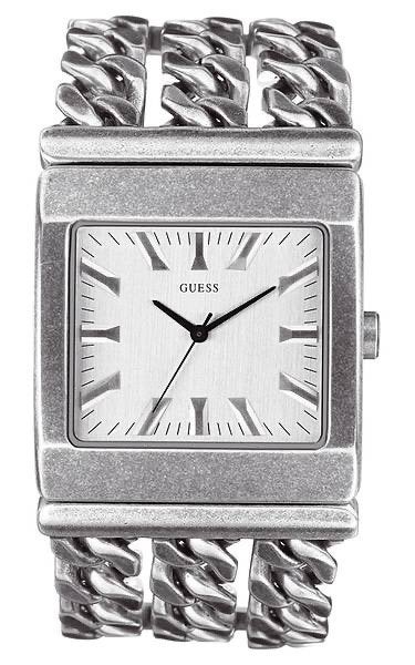 4x Guess polshorloge met brede band, Overige merken, Staal, Polshorloge, Ophalen of Verzenden