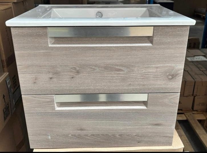 Kame Evoke badkamermeubel 60 cm – Nelson Oak – Nieuw, Ophalen of Verzenden, Nieuw