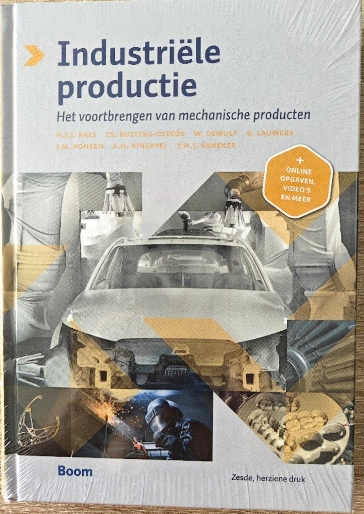 INDUSTRIËLE PRODUCTIE. HET VOORTBRENGEN VAN MECHANISCHE PROD, Boeken, Techniek, Ophalen of Verzenden, Nieuw, Werktuigbouwkunde