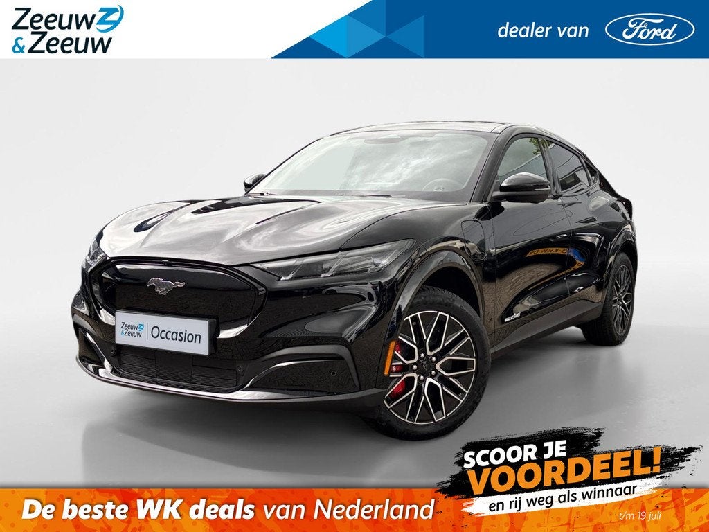 Ford Mustang Mach-E Extended Premium RWD 88 kWh | Nieuw te b, Auto's, Ford, Bedrijf, Te koop, Mustang, 360° camera, ABS, Achteruitrijcamera